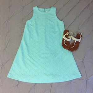 Crown & Ivy blue green shift dress